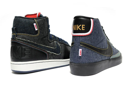 Nike Terminator High + Blazer High - Premium Selvage Denim Pack - Available