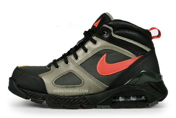 Nike Air Max Abasi ACG - Dark Army - Dragon Red - Classic Olive