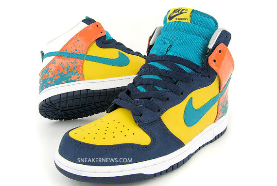 Nike Dunk High Premium – Navy – Varsity Maize – Radiant Emerald – Tennis Pack