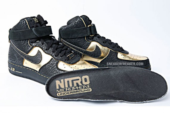 Nitro Microphone Underground x Nike Air Force 1 High - September '09