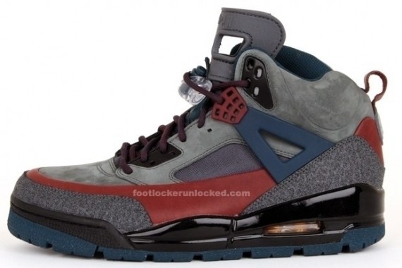 Air Jordan Spiz'ike Winterized Boot - Flint Grey - Cherrywood - Nightshade - December '09