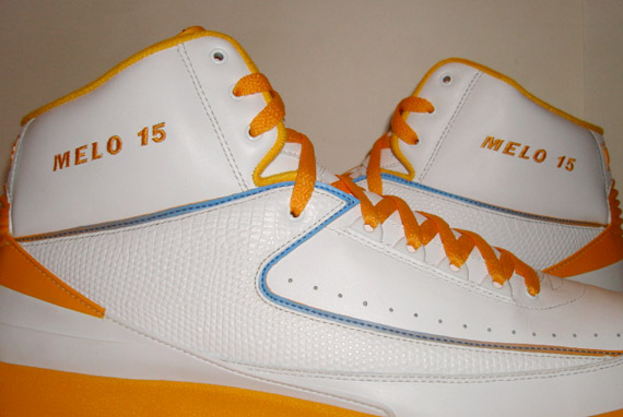 Air Jordan II (2) - Carmelo Anthony 2008 Home PE