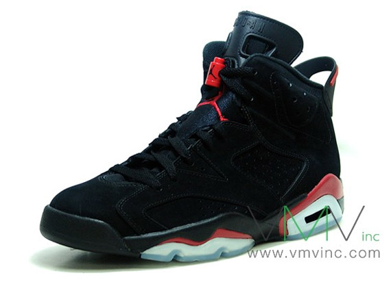 Air Jordan VI (6) Retro – Black – Varsity Red – Available