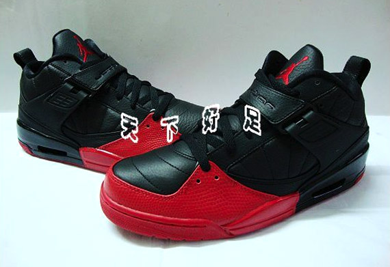 Air Jordan Flight 45 – Black – Varsity Red – Air Jordan XII-Inspired