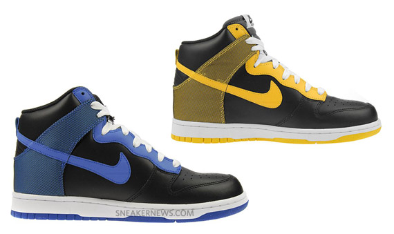 Nike Dunk High North – Black – Varsity Maize + Black – Volt Blue