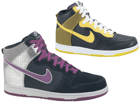 Nike Dunk High - Black - Purple + 'Thunder Strike' - Holiday 2009