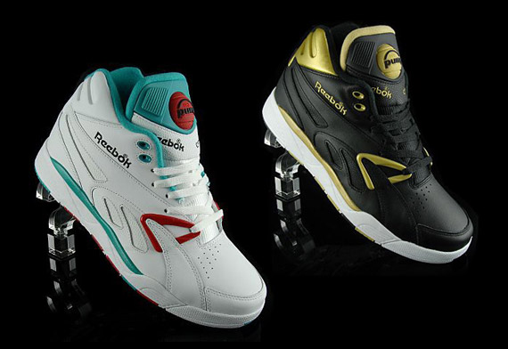 Reebok Pump AXT Plus - White - Turquoise + Black - Gold