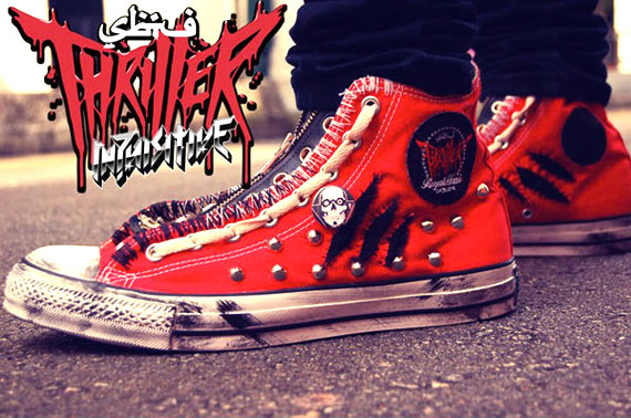 SBTG x DJ Inquisitive – “Thriller” All-Star Hi Customs