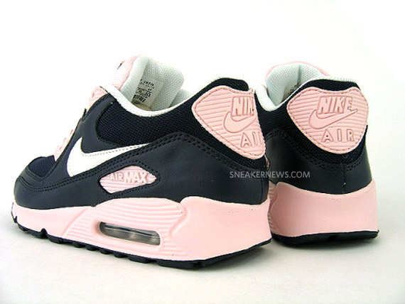 Nike WMNS Air Max 90 - Dark Obsidian - Pink - White