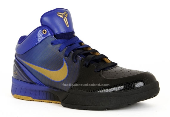 Nike Zoom Kobe IV - Black - Metallic Gold - Concord - October '09