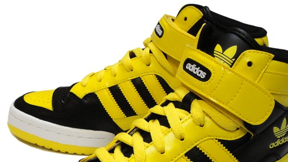 adidas Forum Mid - Yellow - Black - White