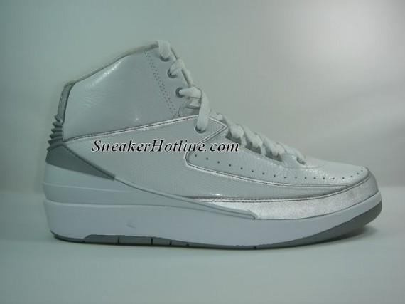 Air Jordan II (2) Retro – White – Reflective Silver – New Images