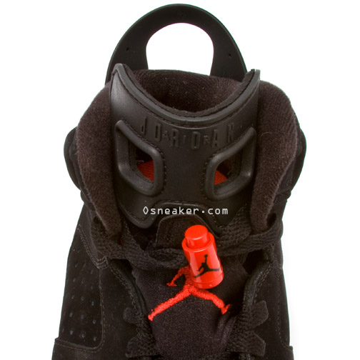 Air Jordan VI (6) Retro – Black – Varsity Red – Detailed Images