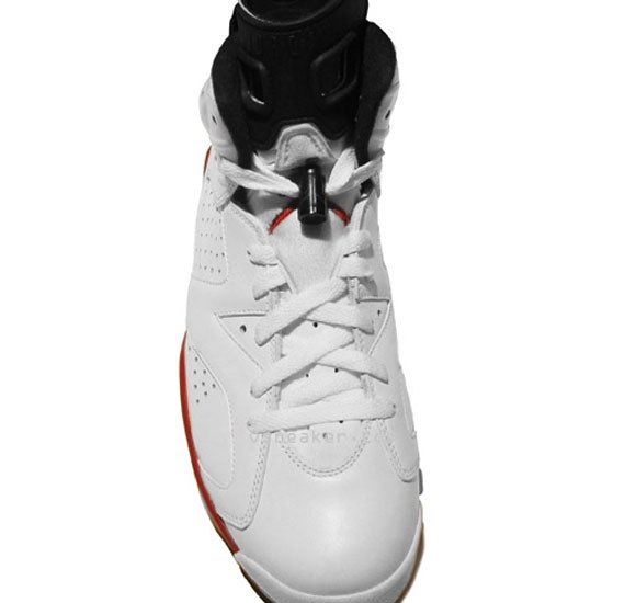 Air Jordan VI (6) Retro – White – Varsity Red – Black