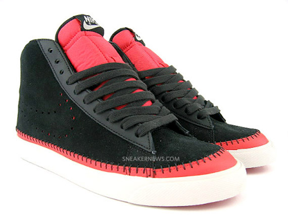 Nike Blazer Mid ND - Black - Hot Red - Available