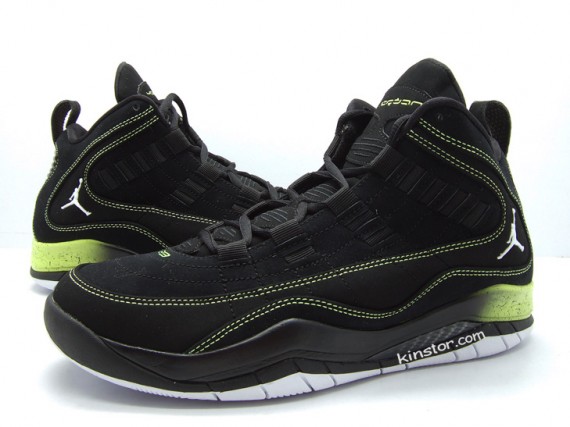 Air Jordan Hallowed Ground - Black - White - Neon Yellow