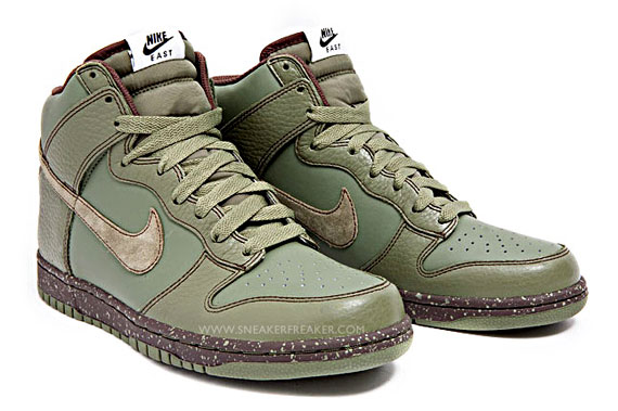 Nike Dunk High East - Urban Haze - Baroque Brown - New Images