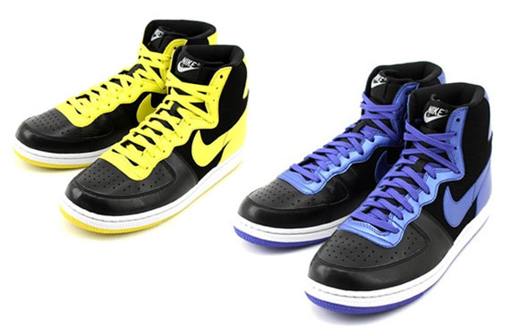 Nike Terminator High - Pearl Blue - Black + Yellow - Black