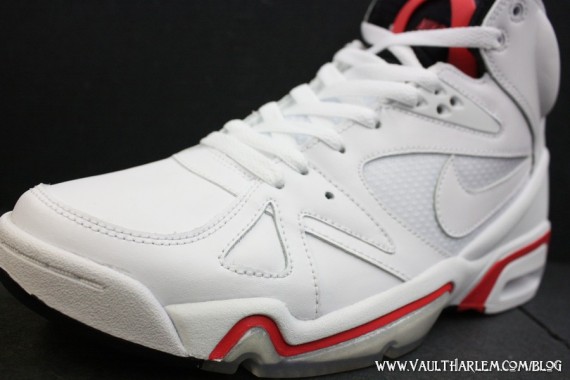 Nike Air Hoop Structure - White - Hot Red - Black - Available