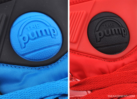 Reebok Pump Court Victory II – Red + Blue Pack