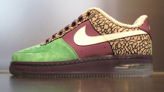 Nike Air Force 1 Bespoke by Tony Baker – Elephant Print