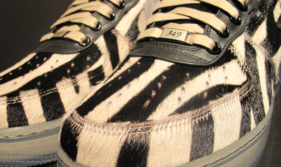 Nike Air Force 1 Bespoke by Tony Baker – Zebra