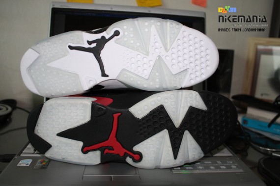 Air Jordan VI – Black – Varsity Red + White – Black