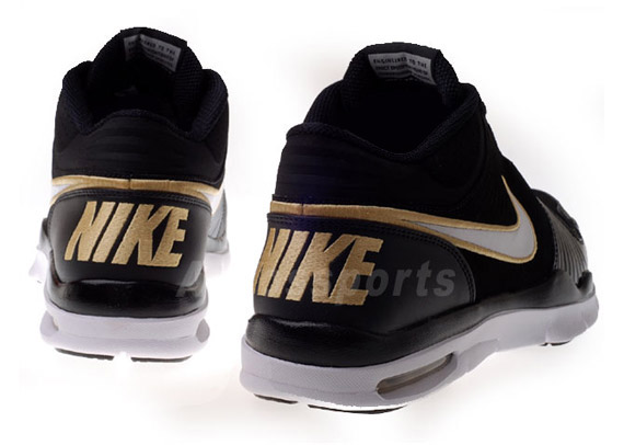 Nike Trainer 1 Mid - Black - White - Metallic Gold