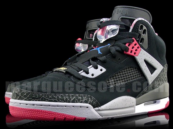 Air Jordan Spiz'ike - Black - Cement Grey - Detailed Images