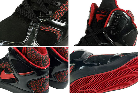 Nike Auto Flight Hi - House of Hoops Exclusive - Safari - Black - Red