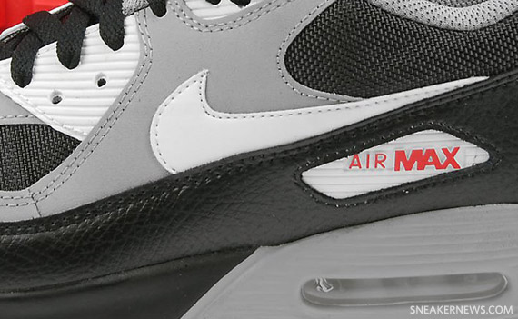 Nike Air Max 90 - Black - Grey - Red