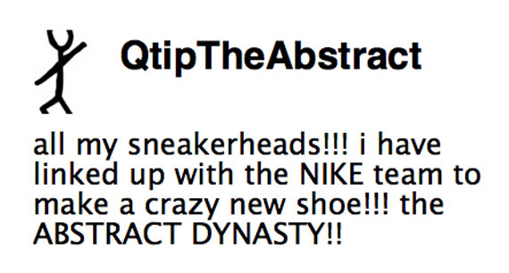 Q-Tip x Nike - "Abstract Dynasty"