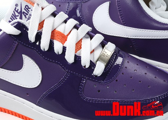 Nike WMNS Air Force 1 Low – Club Purple – White – Total Orange