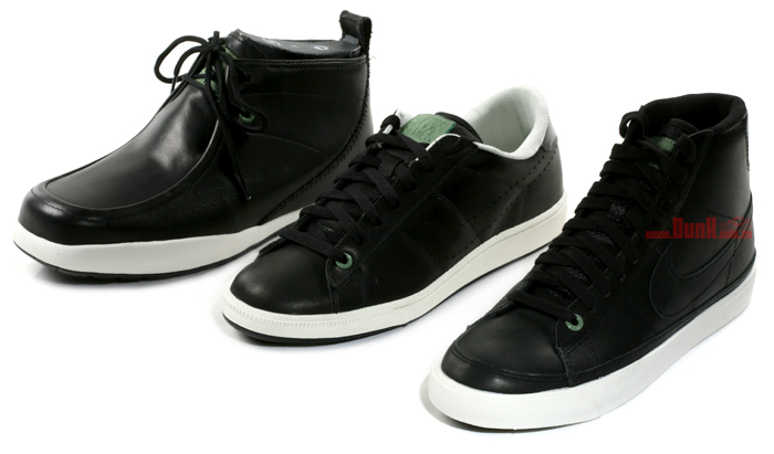 Nike 3GX Series - Air Macropus + Zoom Tennis Classic + Blazer High