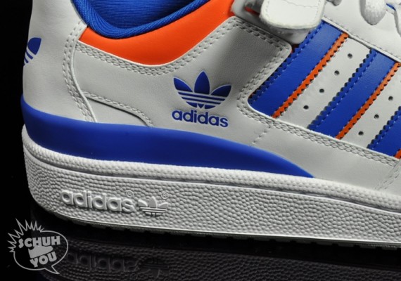 adidas Forum Lo RS - White - Royal - Orange - NYC