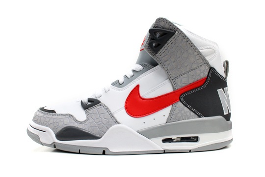 Nike Air Flight Condor High – White – Grey – Red