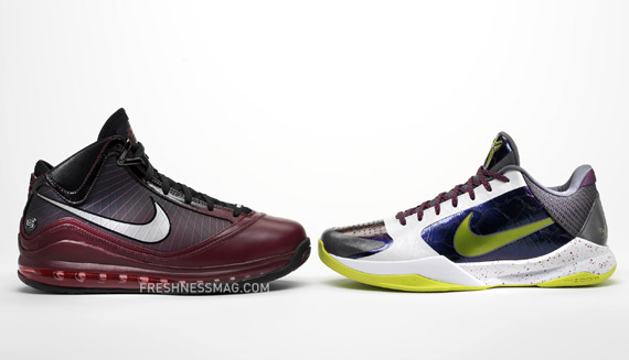 Christmas Day Nike Basketball Face-Off – Air Max LeBron VII vs. Nike Zoom Kobe V