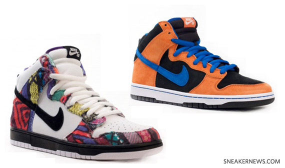 Nike SB Dunk Highs + Janoski – 2010 Preview