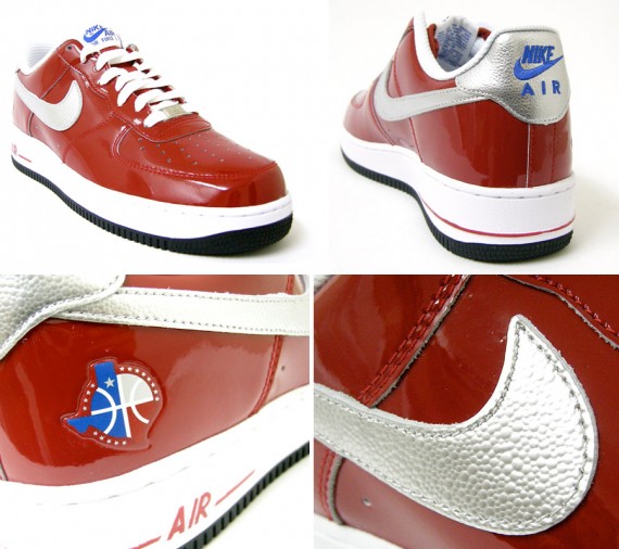 Nike Air Force 1 All-Star 2010 QS - Varsity Red - Metallic Silver - White - Black