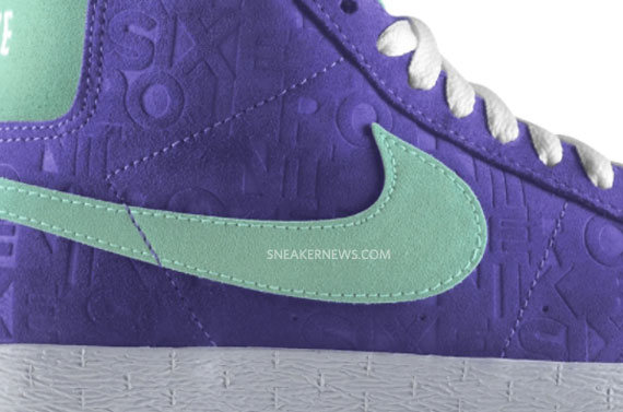 Nike WMNS 6.0 Blazer Mid - Varsity Purple - Cool Mint