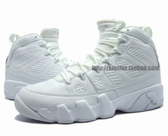 Air Jordan IX (9) Retro – Silver Anniversary Edition – White