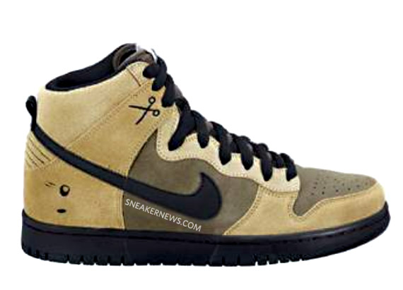 Nike SB Dunk High - Urban Haze/Black - Chrome Ball Incident