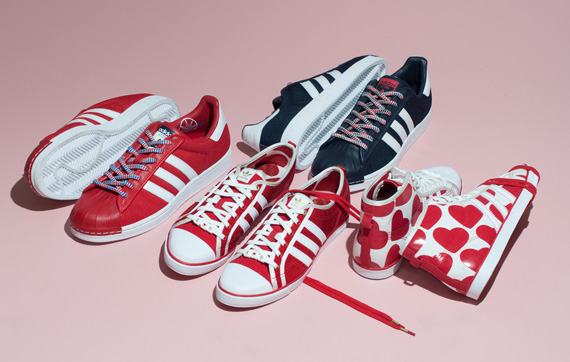 adidas Originals - Valentine's Day Nizza Hi & Low + Philippe Jeantot Superstars