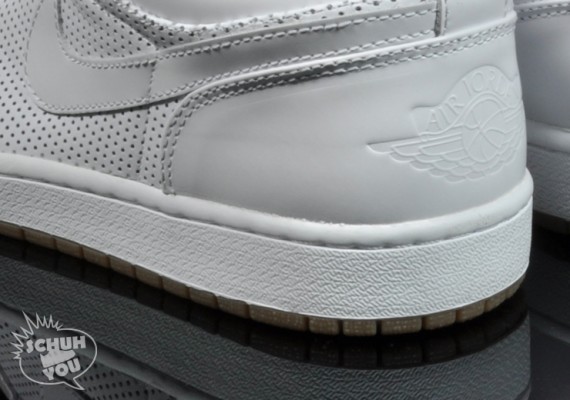 Air Jordan 1 Phat Low – White – Dark Army – Gum