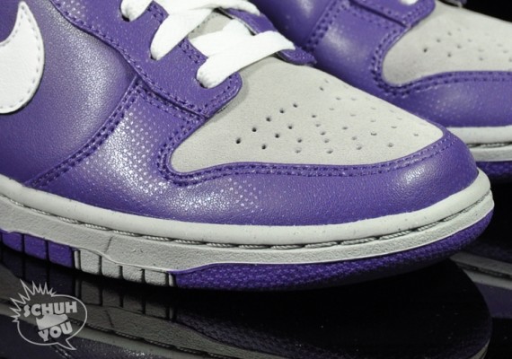 Nike WMNS Dunk High Skinny Premium - Purple - White - Silver