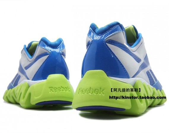 Reebok Zig Tech - Blue - Grey - Neon Green