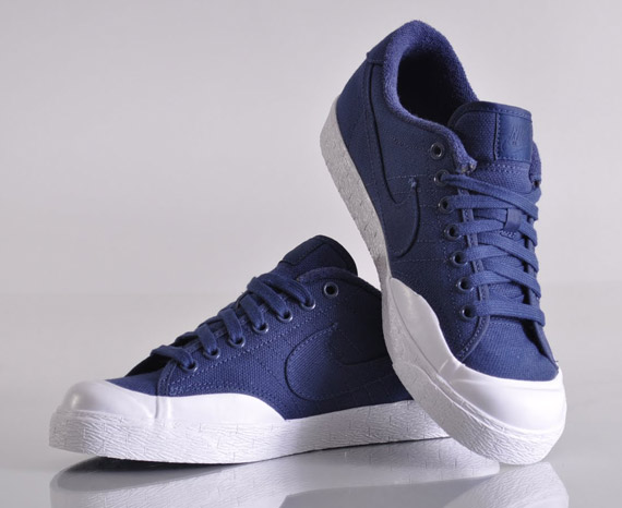 Nike All Court Low Canvas Quickstrike - Navy Blue Canvas