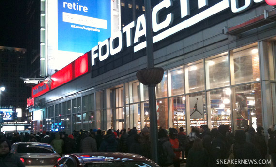 Nike Foamposite Copper Release Recap - Footaction 34th NYC