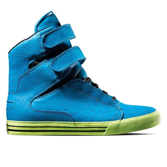 Supra TK Society   Blue Crackle TUF & Burgundy Patent