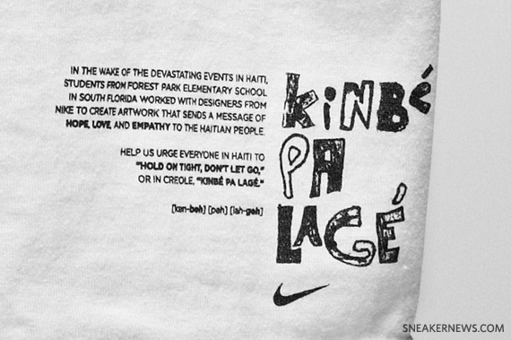 Nike Basketball – Haiti Relief “Kinbe Pa Lage” T-Shirt